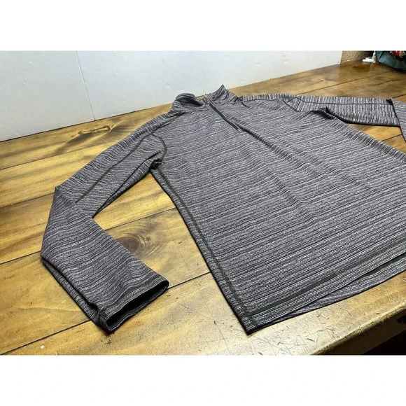 Lululemon Men's Surge Warm Quarter Zip Pullover Performance Purple Heather M - Picture 3 of 8